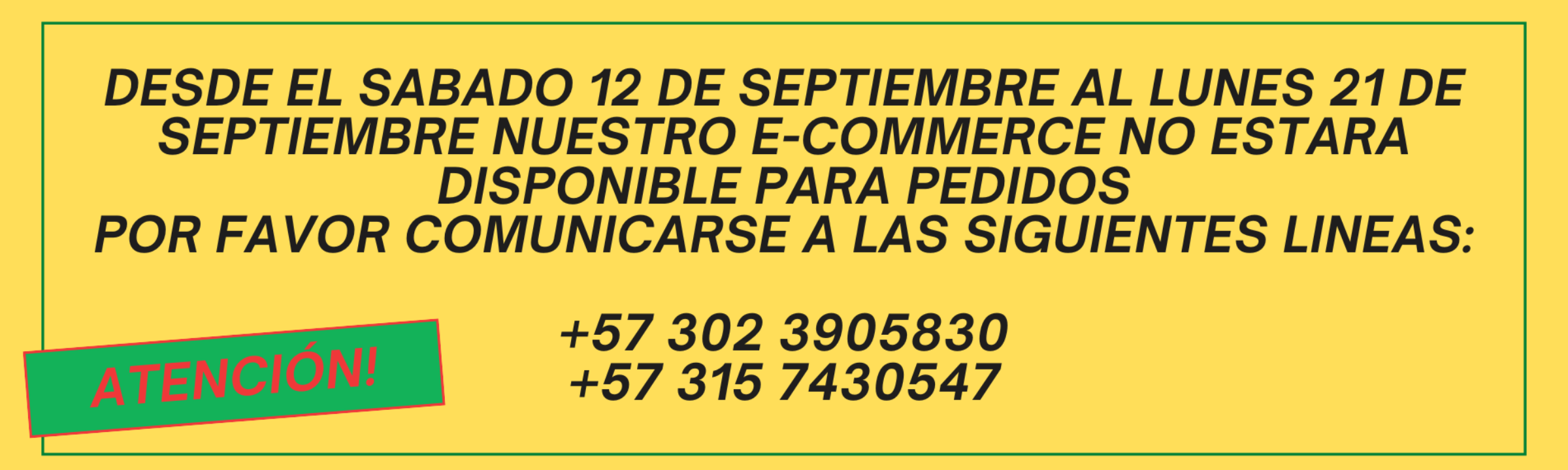 PAGINA FUERA DE SERVICIO