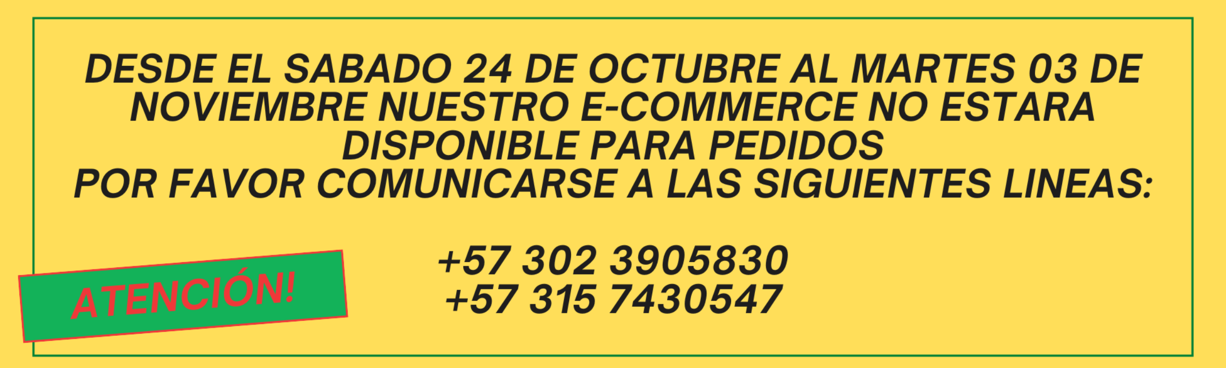 PAGINA FUERA DE SERVICIO