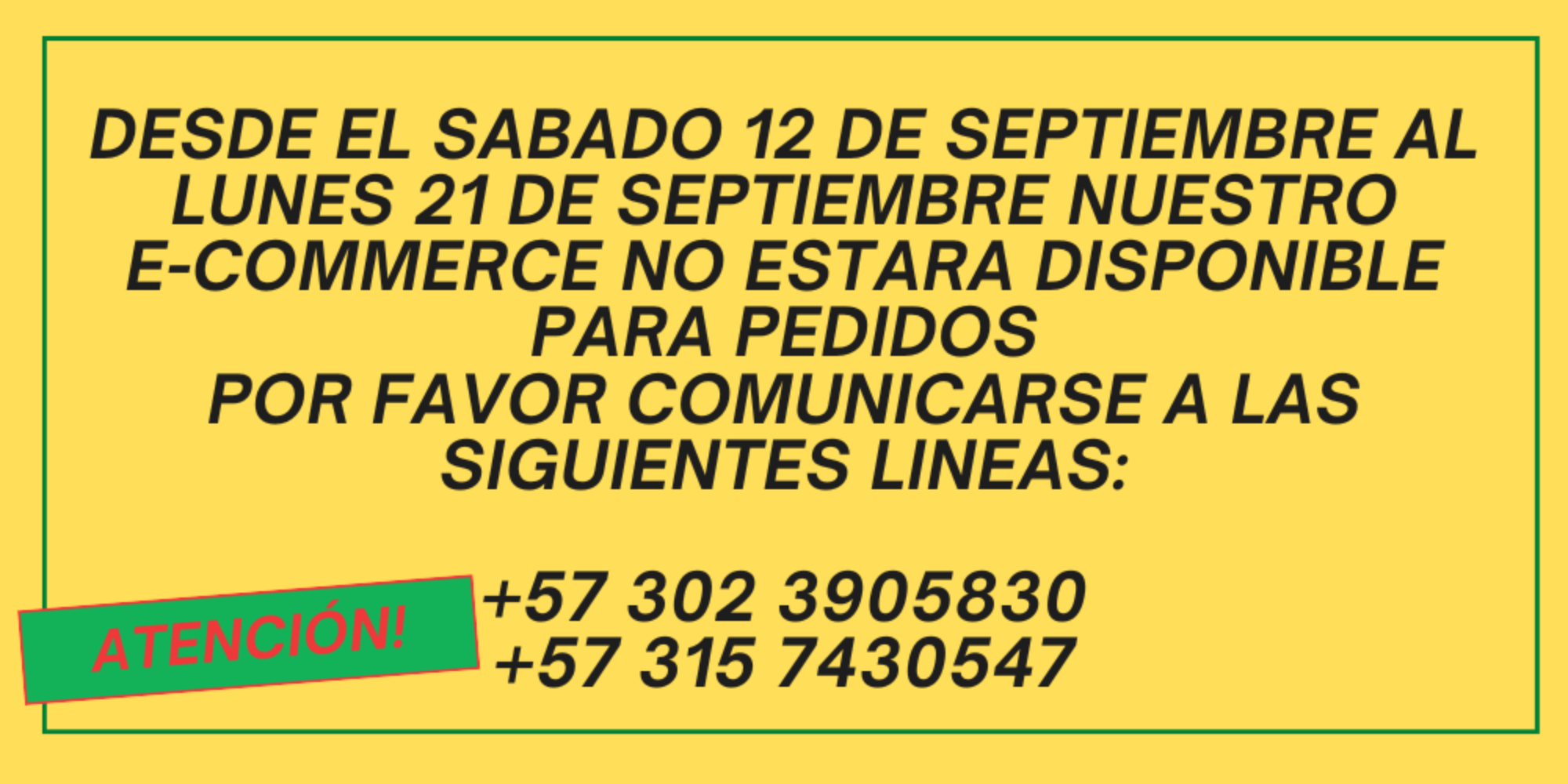 PAGINA FUERA DE SERVICIO