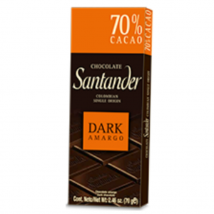 CHOCOLATE SANTANDER DARK AMARGO *70gr_1