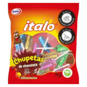 CHUPETA DE CHOCOLATE ITALO *10und *70gr_1