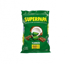 TURRÓN SUPERCOCO PAPÁ/BOLSA *100und_1