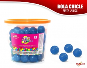 CHICLE BOLA PINTA LABIOS *60und _1