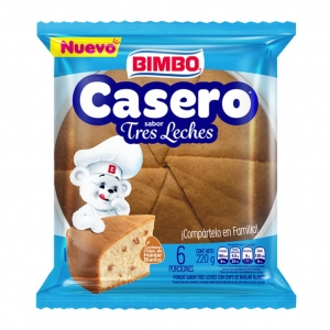 PONQUE CASERO BIMBO TRES LECHES *220gr_1
