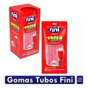 GOMAS FINI TUBO FRESA Y NATA*10und *400gr_1