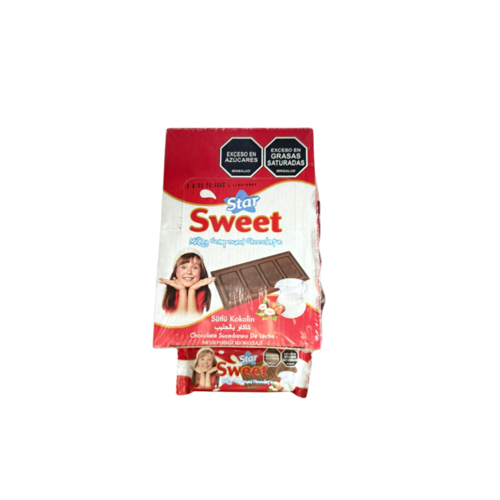 CHOCOLATINA STAR SWEET*24und_1