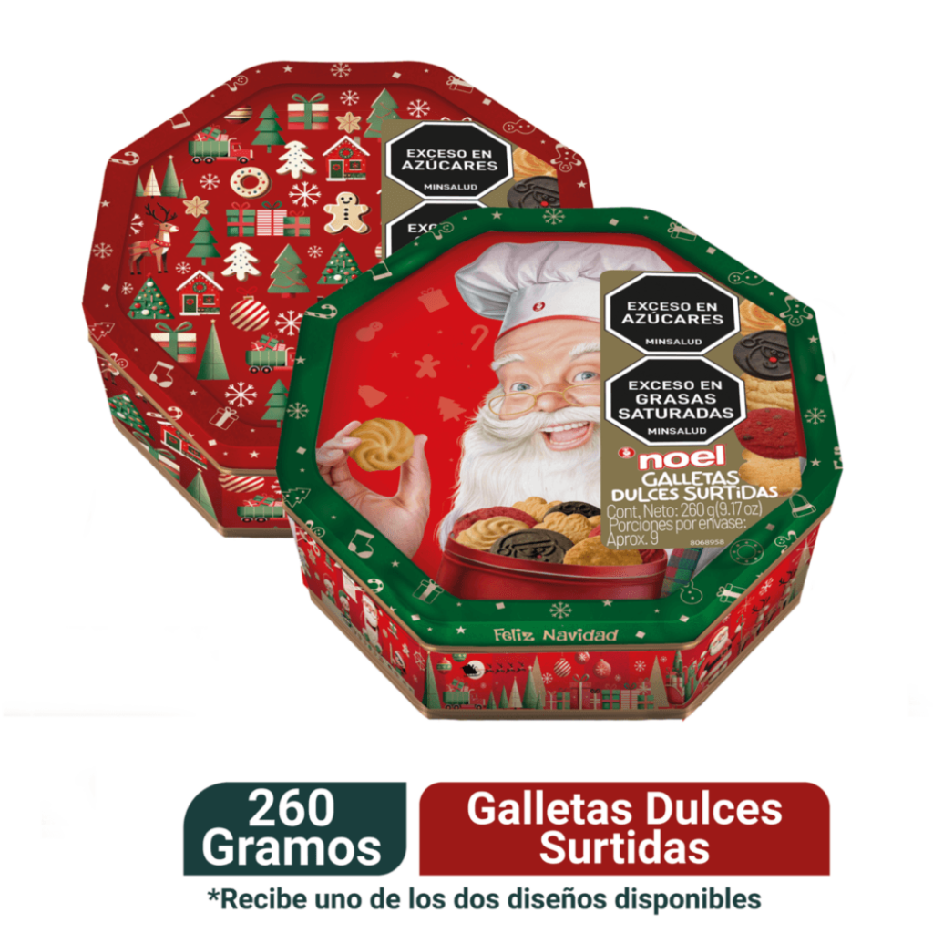 GALLETA NOEL COFRE OCTAGONAL *260gr_1