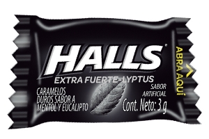 HALLS PEPA MENTOL EXTRA FUERTE *100und *330gr _1