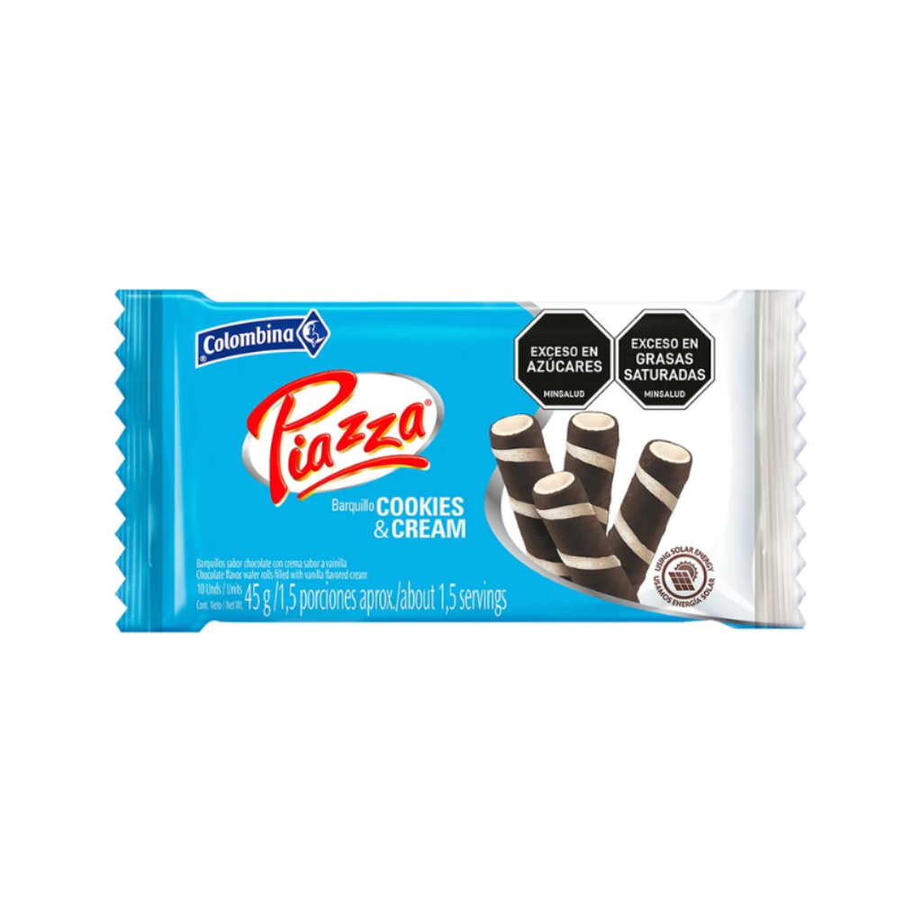 BARQUILLOS PIAZZA BANDEJA COOKIES AND CREAM*10und *45gr_1