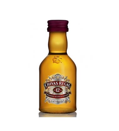 WHISKY CHIVAS REGAL 12 AÑOS  MINI *50ml - Confiteria El Puma