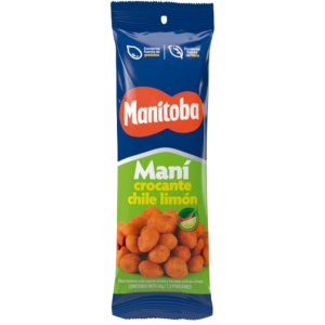 MANI SNACK MANITOBA CROCANTE CHILE LIMÓN*40gr_1