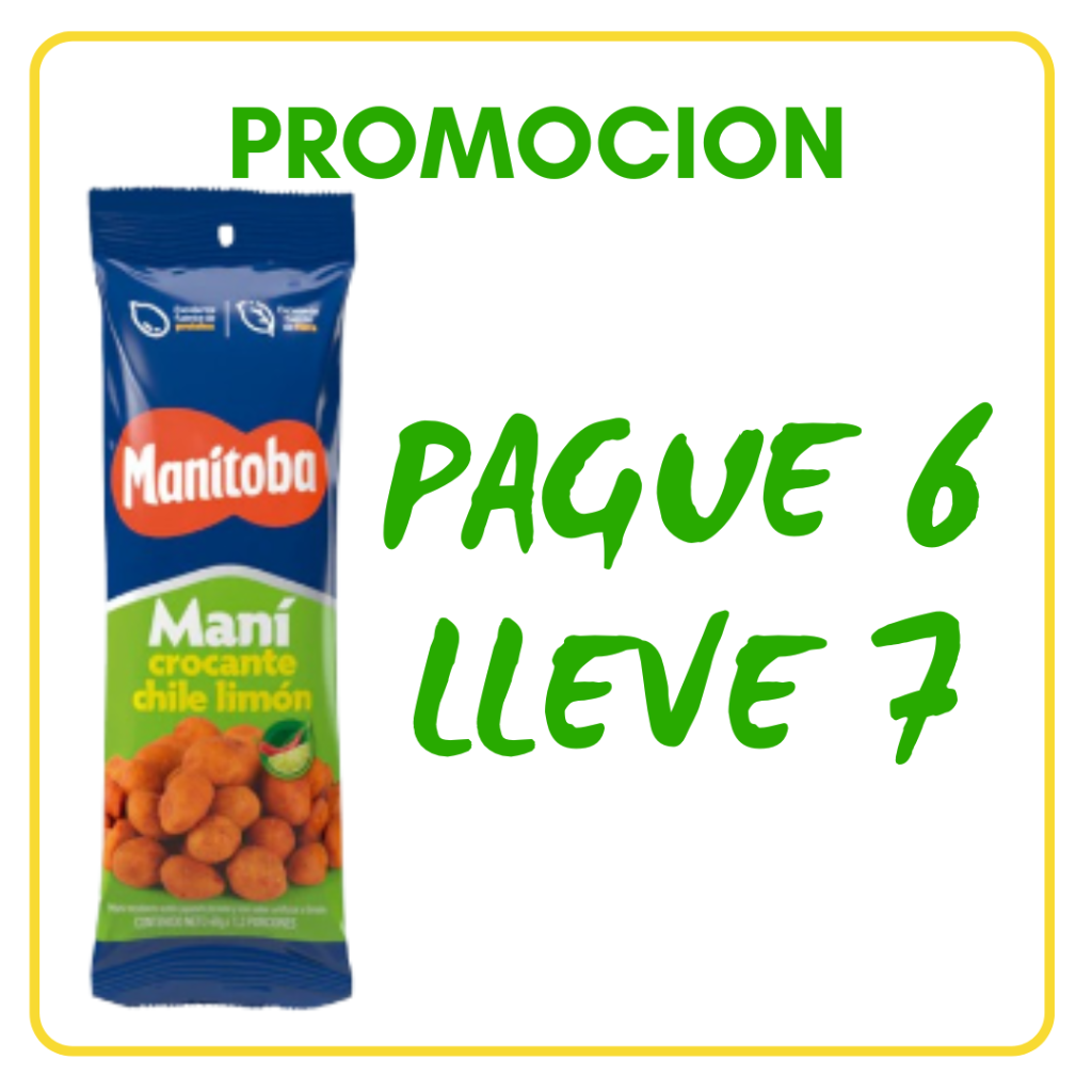 MANI SNACK MANITOBA CROCANTE CHILE LIMÓN*40gr_2