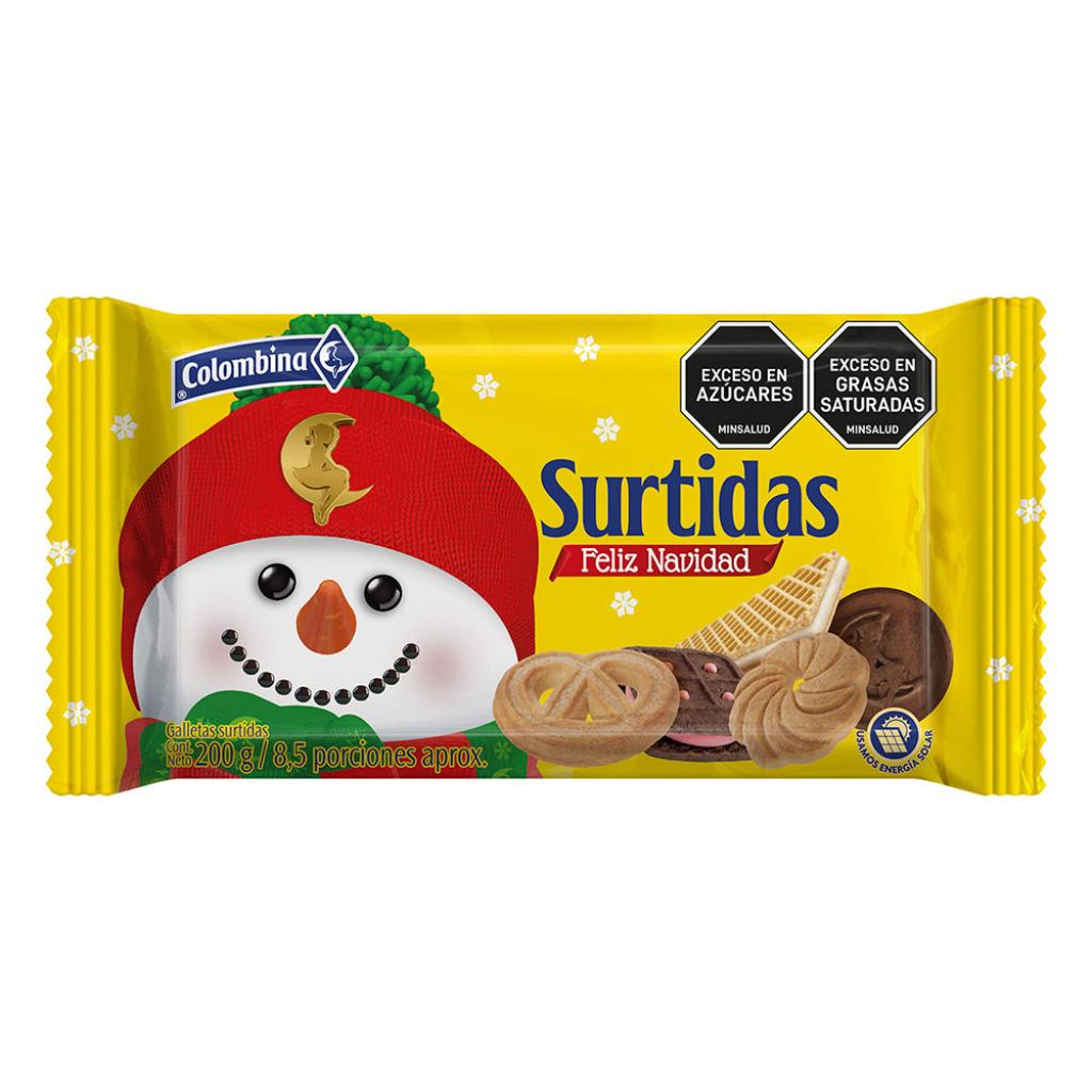 GALLETA COLOMBINA NAVIDAD SURTIDA *200gr_1