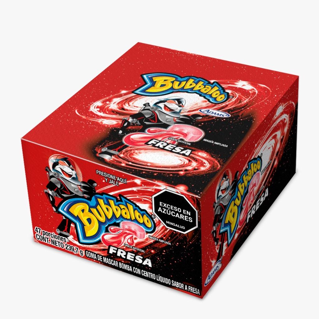 CHICLE BUBBALOO FRESA *47und *239gr   _1