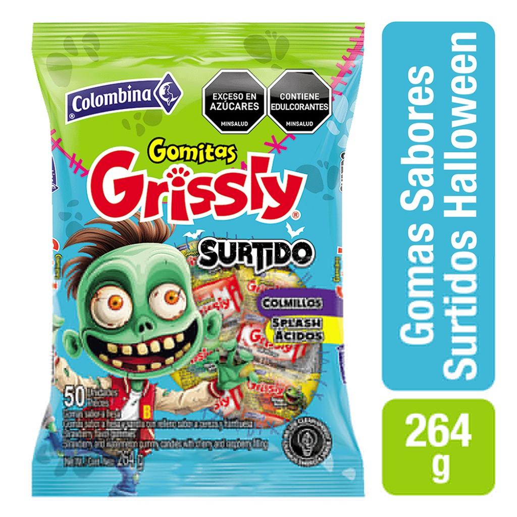 GOMA GRISSLY HALLOWEEN SURTIDO*50und*264gr - Confiteria El Puma