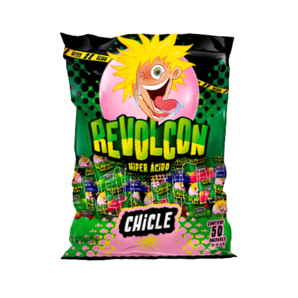 CHICLE REVOLCON OKA LOKA *50und *250gr - Confiteria El Puma