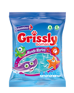 GOMAS GRISSLY MUNDO MARINO *80gr_1