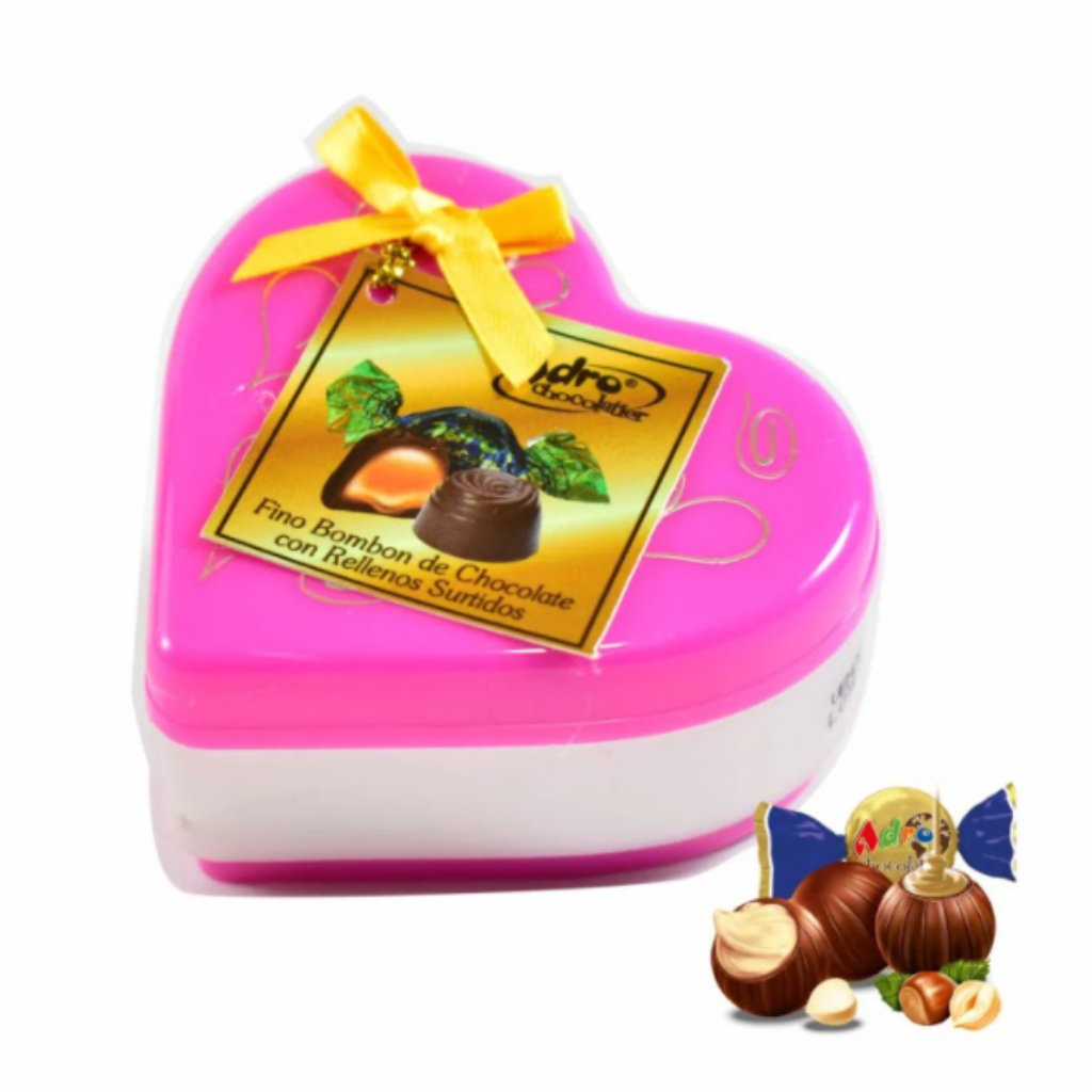 MINI CORAZÓN FUSCIA*26gr - Confiteria El Puma