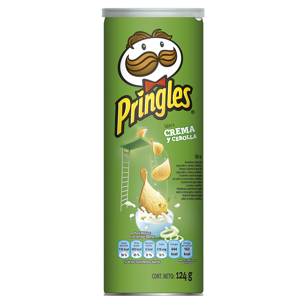 PRINGLES CREMA Y CEBOLLA *124gr - Confiteria El Puma