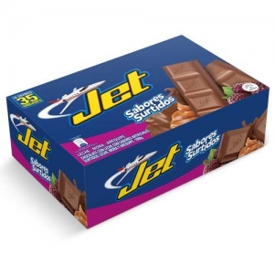 CHOCOLATINA JET #2 SABORES SURITDOS *30gr_1