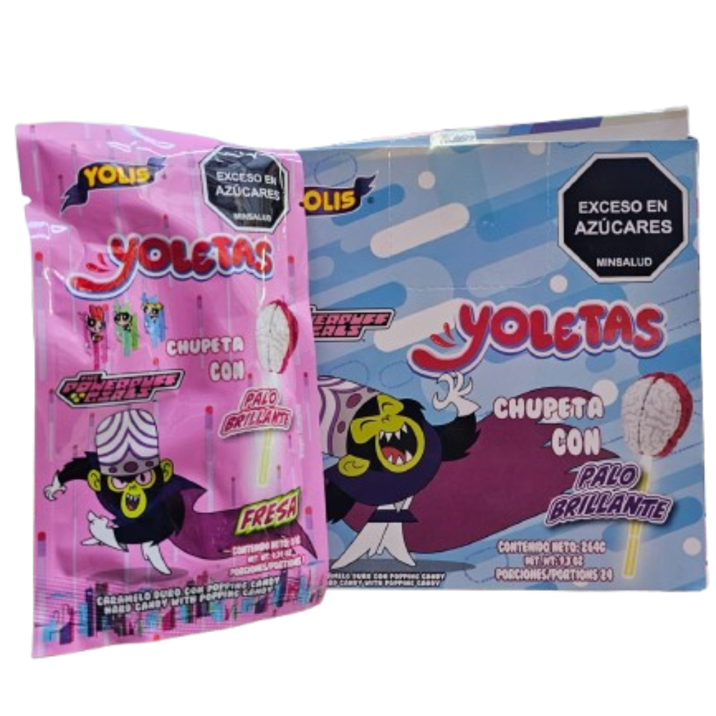YOLETA CHUPETA YOLIS CHICAS SUPERPODEROSAS*24und _1