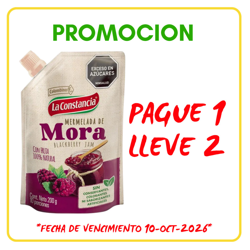 MERMELADA DE MORA LA CONSTANCIA *200gr - Confiteria El Puma