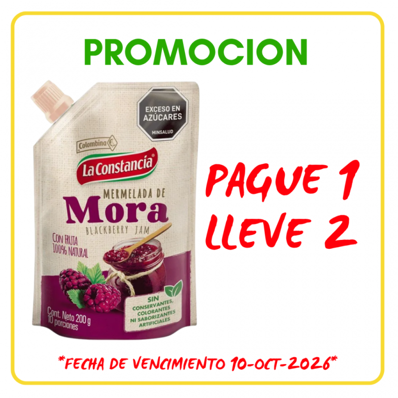 MERMELADA DE MORA LA CONSTANCIA *200gr_2