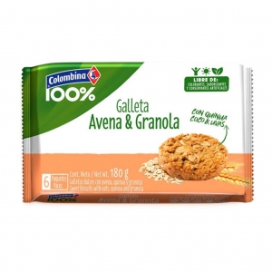 GALLETA AVENA & GRANOLA *6und *180gr_1