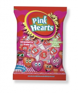 COLOMBINA PINK HEARTS FRESA *50und *_1