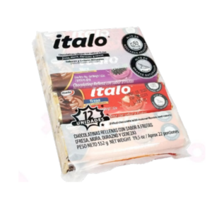 CHOCOLATINA NUEVA RELLENA ITALO SURTIDA *46gr*12und_1