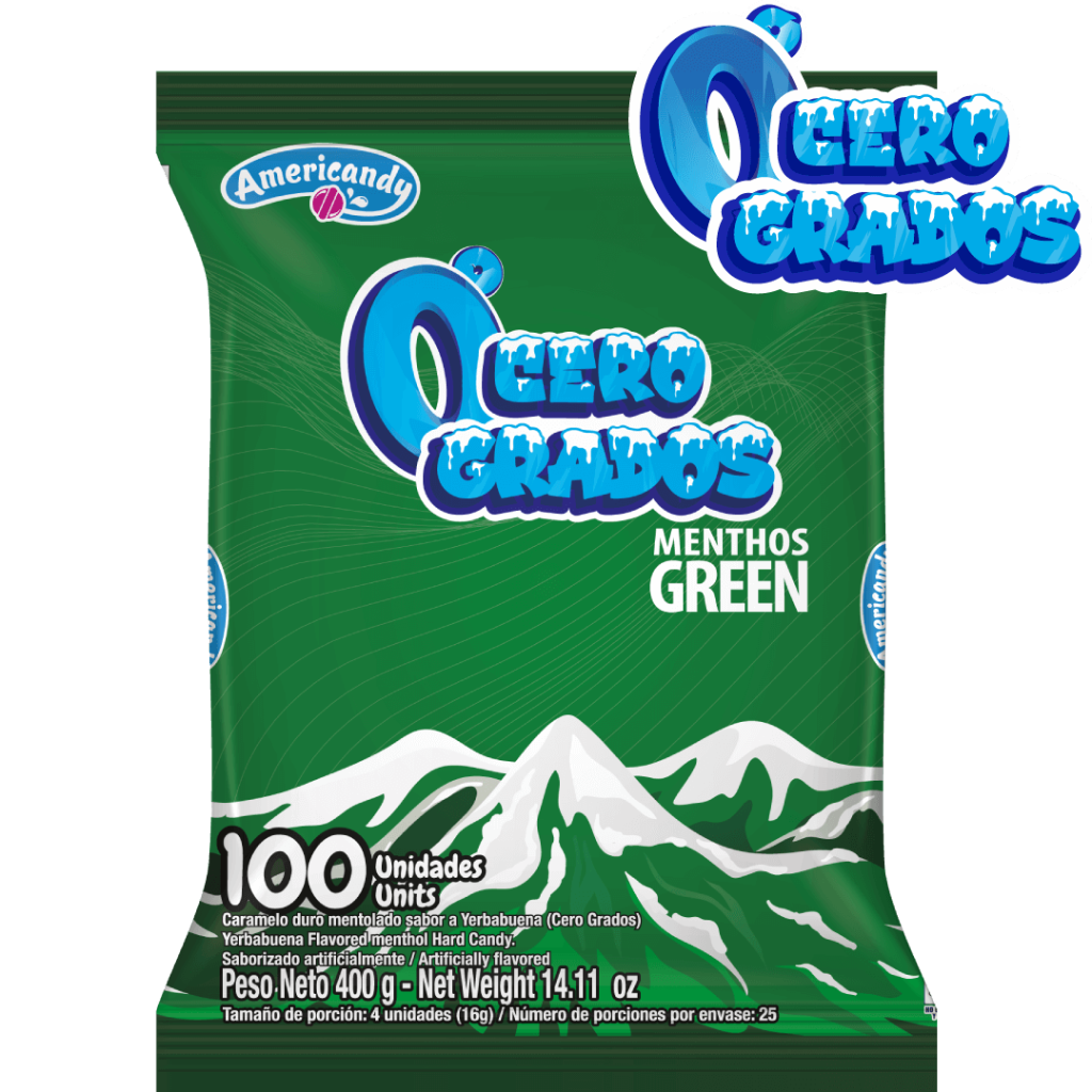 MENTOLADOS CERO GRADOS GREEN*100und*400gr_1