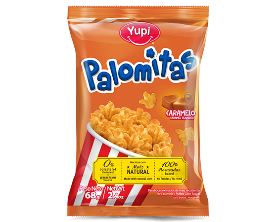 PALOMITAS CARAMELO YUPI *68gr - Confiteria El Puma