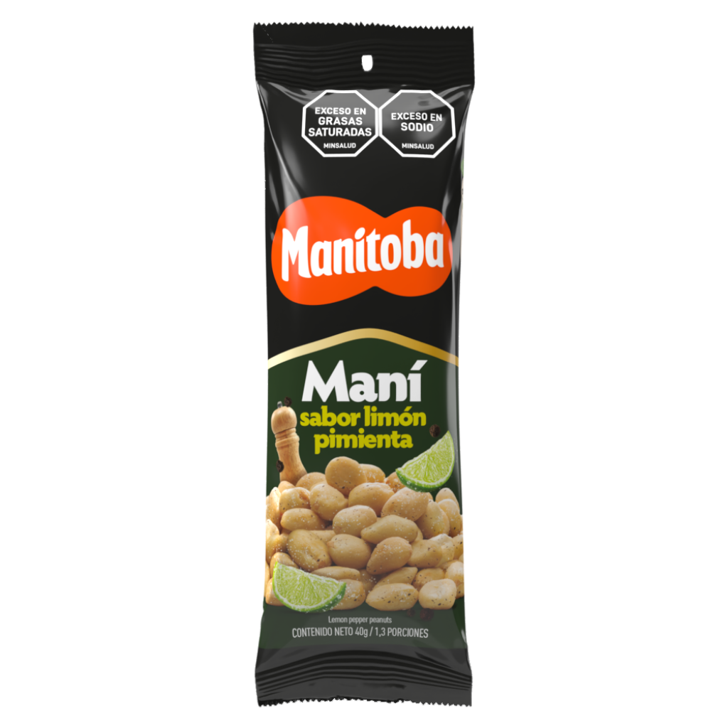 MANI SNACK MANITOBA LIMON PIMIENTA *40gr_1