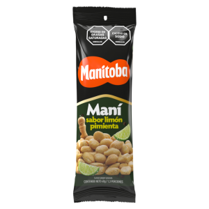 MANI SNACK MANITOBA LIMON PIMIENTA *40gr_1