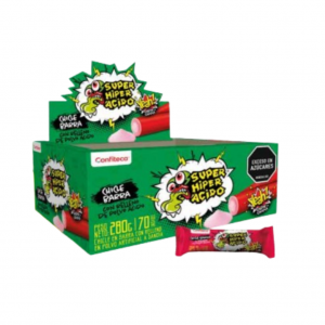 CHICLE SUPER HIPER ACIDO BARRA SANDIA *70und *280gr_1