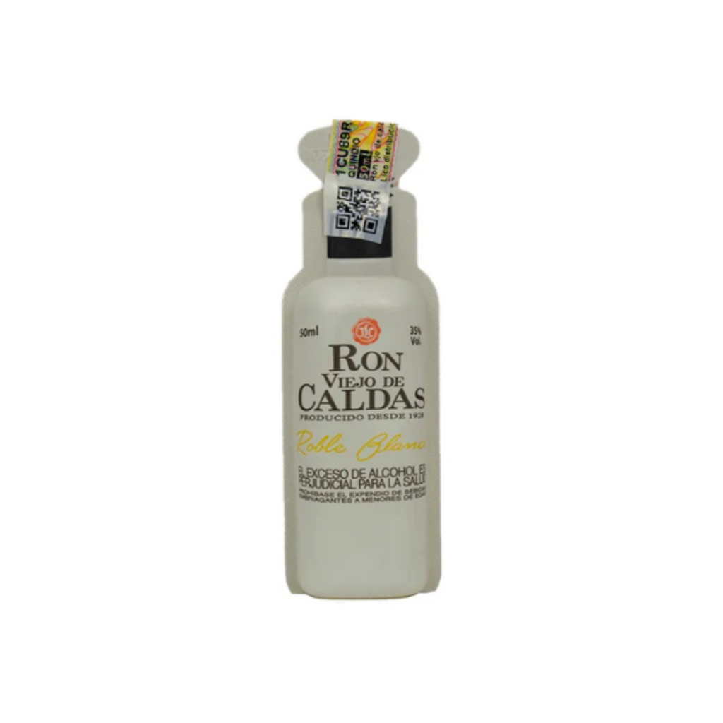 SHOT ROBLE BLANCO RON VIEJO DE CALDAS*50ml_1