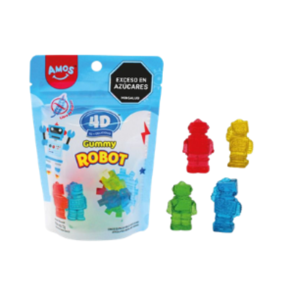 GUMMY SNACK 4D ROBOT*72gr_1