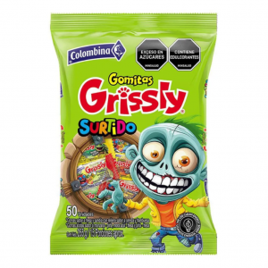 GOMA GRISSLY HALLOWEEN SURTIDO*50und*255gr_1