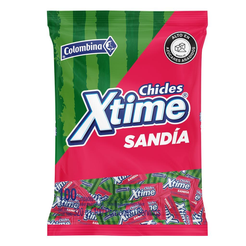 CHICLES XTIME SANDIA *100und  *310gr_1