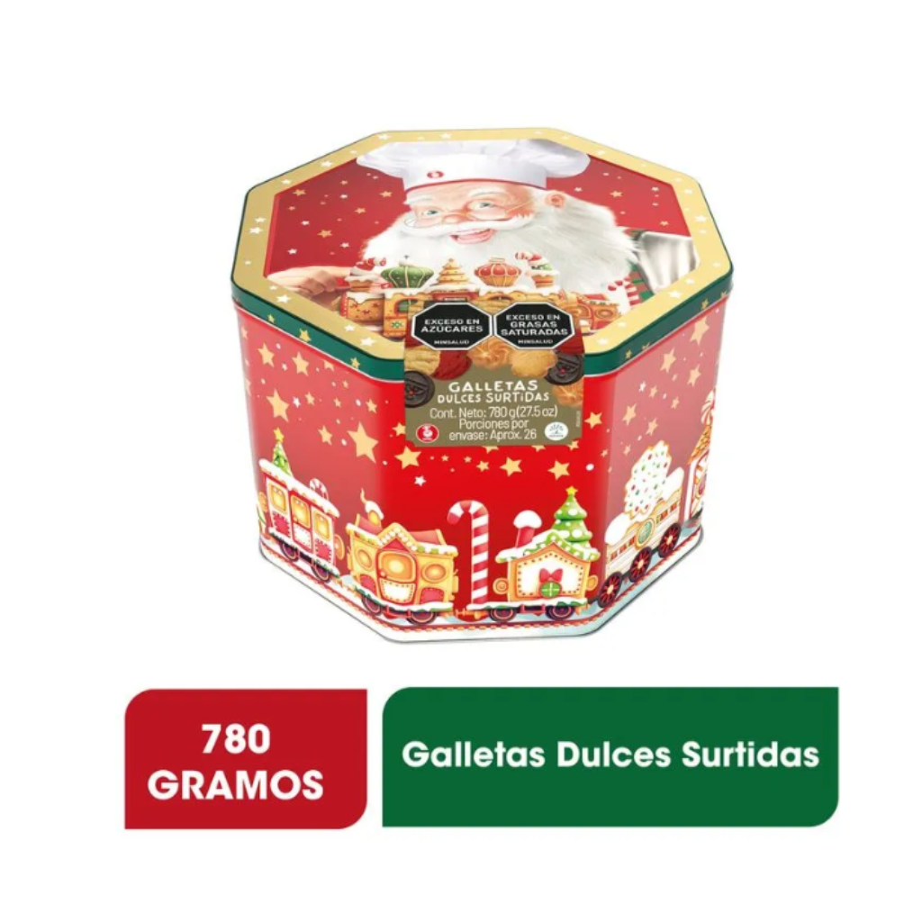 GALLETA NOEL COFRE TAMBOR *780gr_1