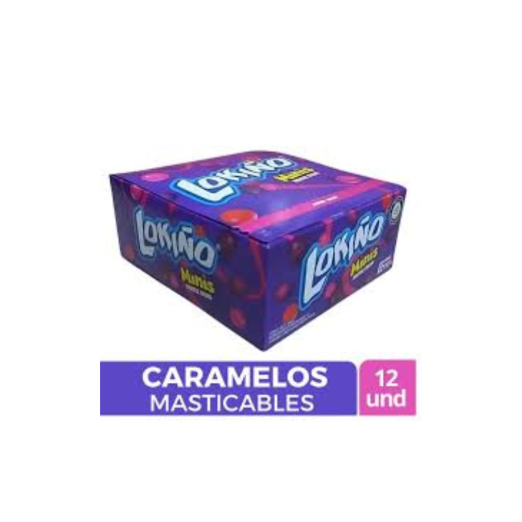 DISPLAY LOKIÑO MINIS FRUTOS ROJOS*12und_1