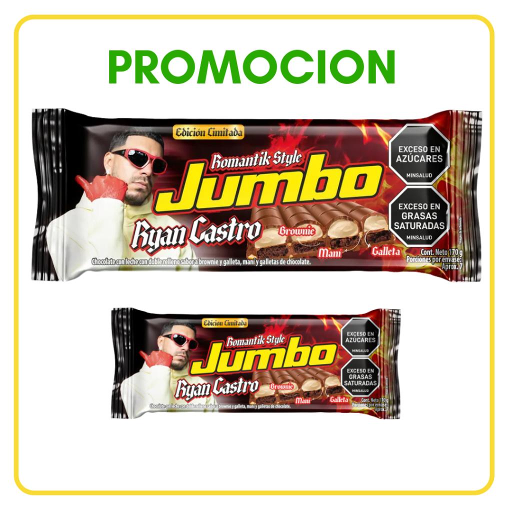 JUMBO RYAN CASTRO*170gr - Confiteria El Puma