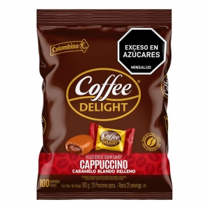 CARAMELO COFFEE DELIGHT CAPPUCCINO*100und*500gr_1
