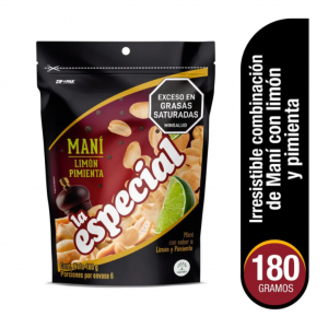 MANÍ LA ESPECIAL LIMÓN - PIMIENTA *180gr_1