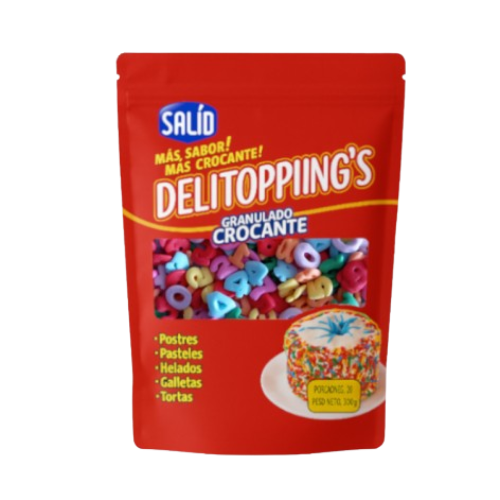 GRANULADO DELITOPPINGS NUMEROS SALID*500gr_1