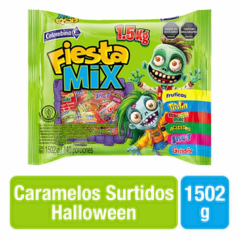 CARAMELOS MINI FIESTA MIX HALLOWEEN*1.5KG_1