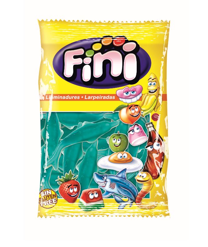 GOMAS DE DELFINES LISOS AZULES GIGANTES FINI *1000gr_1
