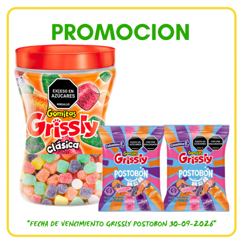 GOMAS GRISSLY CLASICA BOMBONERA *270und *1080gr_2