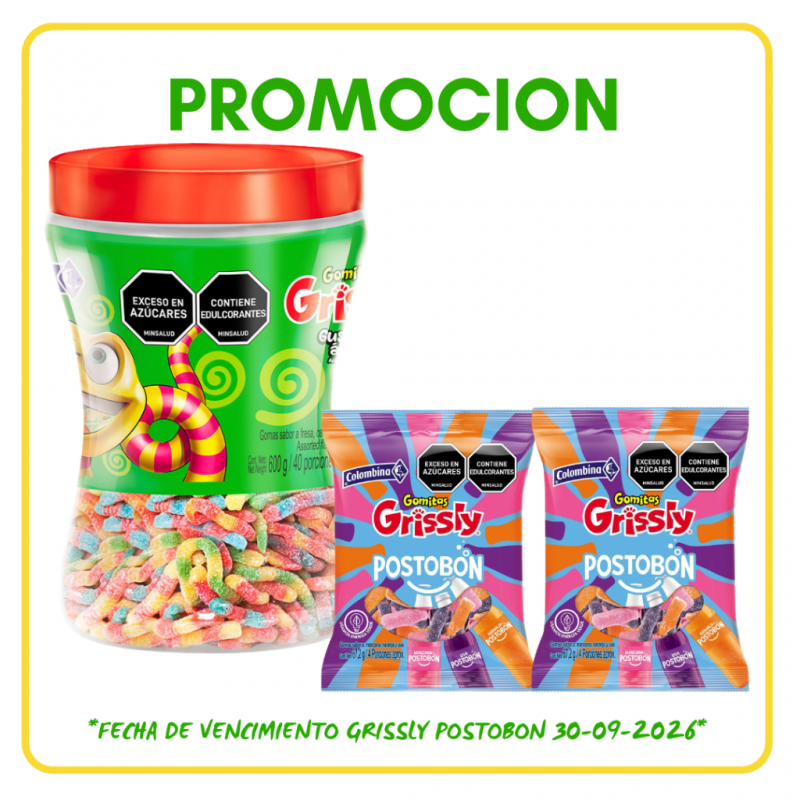 GOMAS GRISSLY GUSANOS XL *200und *500gr_2